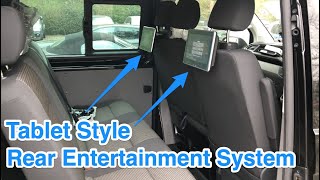 InCar Tablet Style Rear Seat Entertainment System [upl. by Keith983]