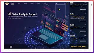 Interactive Sales Dashboard in Power BI  Analyze amp Visualize Sales Performance [upl. by Zerat]