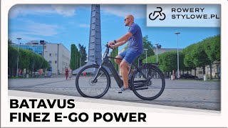 Rower elektryczny Batavus Finez EGo Power Bosch  Rowerowa limuzyna klasy PREMIUM [upl. by Mehsah]