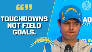 Chargers coach Brandon Staley explains being aggressive on 4th down vs Chiefs  CBS Sports HQ [upl. by Alrep]