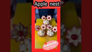 Apple nest  Art In Fruit amp Vegetable Carving shorts viral shortsfeed trending viral [upl. by Ripleigh341]