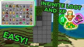 BEST SIMPLE 121 RAID FARM TUTORIAL in Minecraft Bedrock MCPEXboxPSSwitchPC [upl. by Ymiaj357]