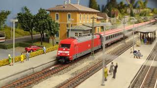 H0 Modellbahn Fahrvideo November 2023 h0 modellbahn märklin piko [upl. by Meer]