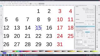 Crea tu propio calendario personalizado con Inkscape [upl. by Herring874]