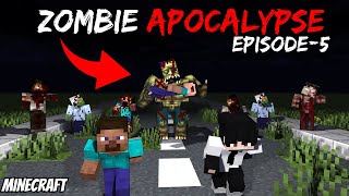 ZOMBIE VIRUS  Episode5  Minecraft Zombie Apocalypse in hindi [upl. by Anirrehs312]