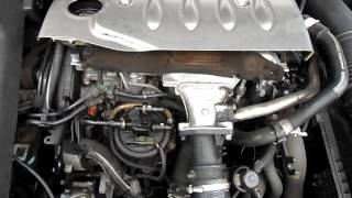 PEUGEOT 607 22 DIESEL AUTO 2002 ENGINE VIDEO [upl. by Irbua]