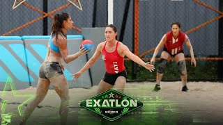 El duelo de balón mano se puso muy acalorado y polémico  Exatlón México 2023 [upl. by Nestor]