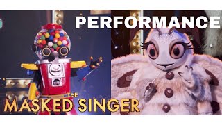 Poodle Moth amp Gumball sing “If I Could Turn Back Time” by Cher  The Masked Singer  Season 11 [upl. by Gnoht]