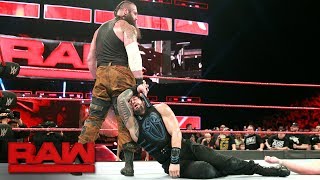 Braun Strowman tears up the road to SummerSlam Raw July 17 2017 [upl. by Tavey367]