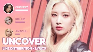 LOONAODD EYE CIRCLE  Uncover Line Distribution  Lyrics PATREON REQUESTED [upl. by Conal314]