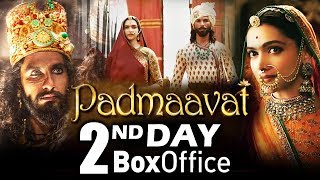 Padmaavat 2nd Day Collection  Box Office  HUGE RECORD  Deepika Shahid Ranveer [upl. by Naam]