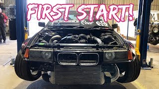 M52 TURBO FIRST START [upl. by Ddarb493]