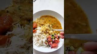 Dal Fry with Jeera rice  Dal Chawal  Dal Rice  Dal fry recipe in Instant Pot shorts [upl. by Emawk]