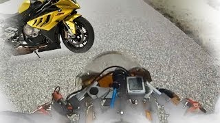 Illegal road run mini S1000rr GoPro HD [upl. by Alliber]