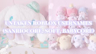 untaken roblox usernames ♡  sanriocore soft babycore [upl. by Glassco475]