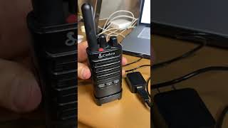 Cobra Walkie Talkie Demo [upl. by Gentry479]