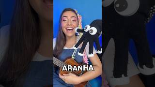 ARANHA Vamos soletrar Curta e cante com as crianças alfabetização musicainfantil brinquedos [upl. by Nyrad]