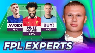 FPL Experts Shortlist REVEALED  FANTASY PREMIER LEAGUE 202425 [upl. by Verras]