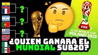 ¿Quien ganará el Mundial sub20 2019 Predicción [upl. by Graves511]