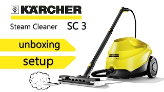 Karcher SC3 Steam Cleaner Unboxing amp Setup  no chemicals [upl. by Rennold444]