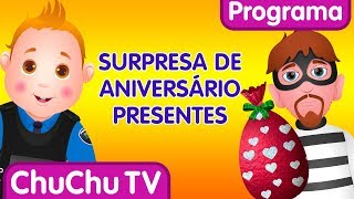 Presentes de surpresa de aniversário Surprise Birthday Gifts  Ep 1  ChuChu TV Polícia [upl. by Reinold950]