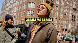 28mm vs 35mm for Street Photography [upl. by Lindsley]