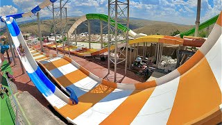 Turbulence Water Slide at Waterpark Çankaya Aquapark [upl. by Nirehtak]