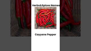 Herbs and spices name in English effortlessenglish quotes [upl. by Ailla]