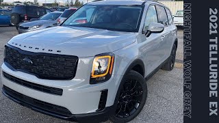 2021 Kia Telluride EX Wolf grey color [upl. by Leiuqese]