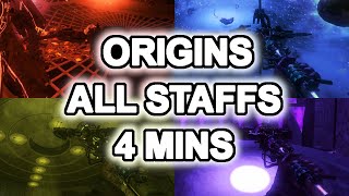 quotICE STAFFquot ORIGINS EASY GUIDE  HOW TO CRAFT amp UPGRADE THE ICE STAFF ON ORIGINS REMASTERED TUTORIAL [upl. by Kurzawa]