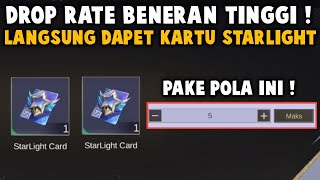 LANGSUNG DAPET  DROP RATE KARTU STARLIGHT NOVEMBER BENERAN TINGGI REAL ATAU FAKE [upl. by Eimilb]