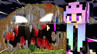 I Trolled My Sister with SCARY CAVES in Minecraft [upl. by Ellwood]