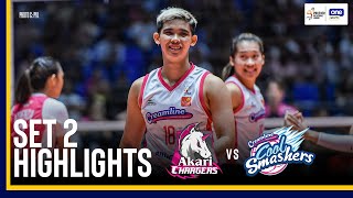 AKARI vs CREAMLINE  SET 2 GAME HIGHLIGHTS  202425 PVL ALLFILIPINO CONFERENCE  NOV 23 2024 [upl. by Anoif349]