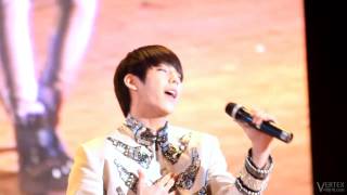 FANCAM 120407 BTOB Minhyuk focus  Heaven cover  Lotte World [upl. by Harol]