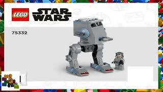 LEGO instructions  Star Wars  75332  ATST Book 1 [upl. by Daukas874]