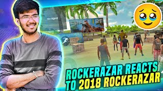 Reaction to my own 1st gameplay  2017 to 2023  Free Fire India  RockerAzar Gaming freefire [upl. by Dduj]