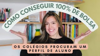 Como conseguir 100 de bolsa no ensino médio Dicas e material para estudo [upl. by Aniryt636]