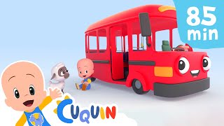 El bus comilón y más vídeos educativos con Cuquín 🚌 Caricaturas y dibujos animados para bebés [upl. by Ikim]