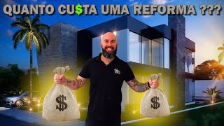 QUANTO CUSTA PRA FAZER UMA REFORMA  APRESENTANDO O ORÇAMENTO DE UMA REFORMA [upl. by Ube]