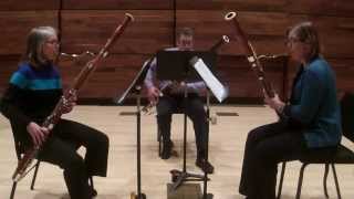 Eight Trios for Three Bassoons by Bach [upl. by Drapehs]