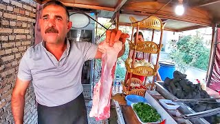 GARİBAN BABASI KEBAPÇI AHMET USTA  ADANA SOKAK LEZZETLERİ  Street Food Turkey [upl. by Auburta]