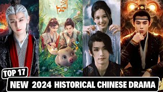 Top 17 New Historical Chinese Dramas 2024  like hobby [upl. by Oza]