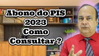 Abono do PIS 2023 Como Consultar [upl. by Thorsten]