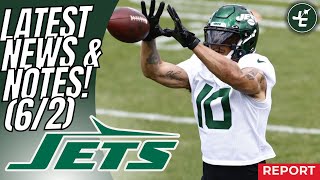 LATEST News amp Notes For The New York Jets 62  2024 NFL OTAs [upl. by Llewxam]