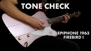 TONE CHECK Epiphone 1963 Firebird I Guitar Demo  Cream City Music [upl. by Samale]