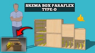 SKEMA LENGKAP BOX PARAFLEX TYPEO 21 18 15 12 INCH SUBWOOFER PARAFLEX [upl. by Greff]