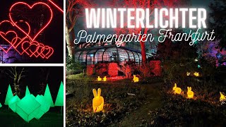 Winterlichter PalmenGarten Frankfurt am Main 2023  Best Off Lichter und Illuminationen [upl. by Mode]