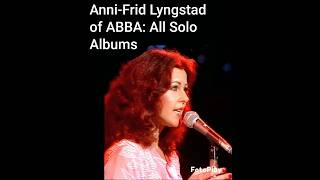 AnniFrid Lyngstad of ABBA All Solo Album Charts and Certifications [upl. by Aramaj]