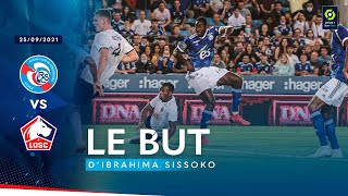 RacingLOSC 12  le but dIbrahima Sissoko vu du bord terrain [upl. by Zitella]