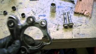 1978 GS750 sticking brakes repair [upl. by Donnie]